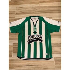 Vintage 2003-2005 Atlético Nacional Medellín Colombia Soccer Shirt Mens #22
